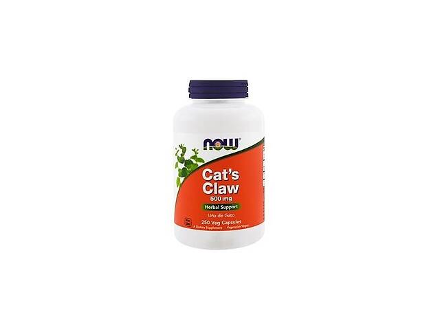 Кошачий коготь NOW Foods Cat's Claw 500 mg 250 Veg Caps