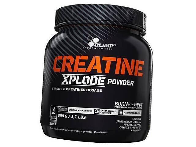 Креатин Комплекс для роста мышц и силы Creatine Xplode Olimp Nutrition 500г Апельсин (31283002)
