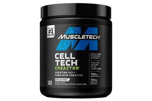 Креатин комплекс MuscleTech Cell Tech CREACTOR Creatine HCI + Free-Acid Creatine 235 g /120 servings/ Unflavored