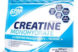 Креатин моногидрат 6PAK Nutrition Creatine Monohydrate 500 g /100 servings/ Lemon