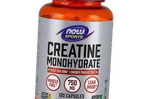 Креатин Моногидрат Creatine Monohydrate 750 Now Foods 120вегкапс (31128003)