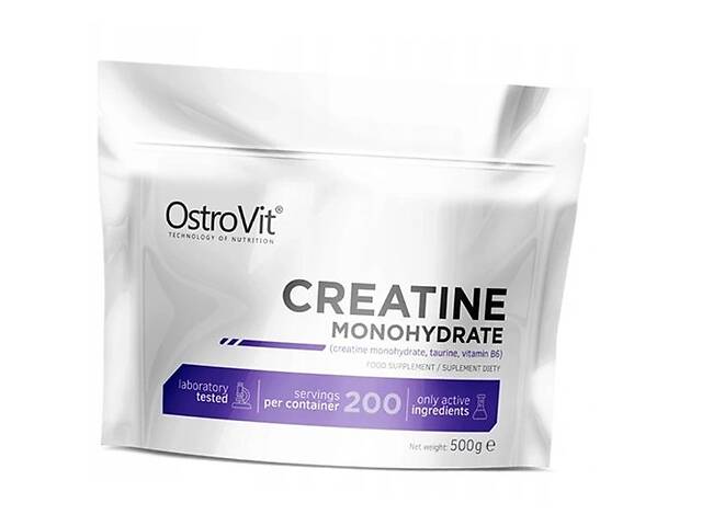 Креатин Моногидрат Creatine Monohydrate Ostrovit 500г пакет Без вкуса (31250008)