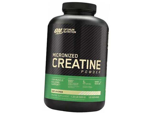 Креатин Моногидрат Creatine Powder Optimum nutrition 600г Без вкуса (31092004)