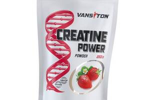 Креатин Моногидрат Creatine Power Ванситон 250г Клубника (31173005)