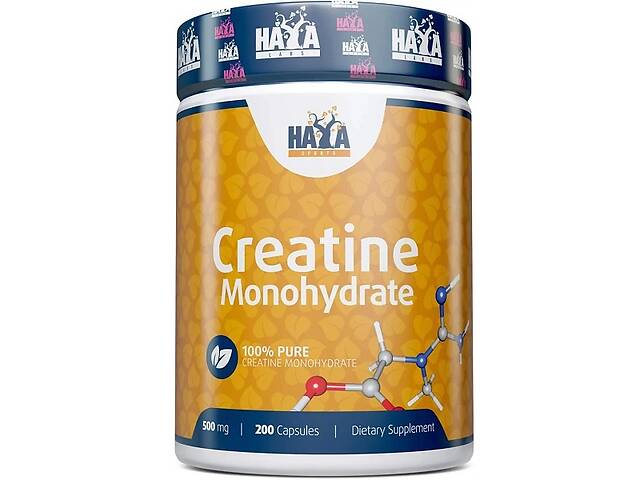 Креатин моногидрат Haya Labs Sports Creatine Monohydrate 500 mg 200 Caps