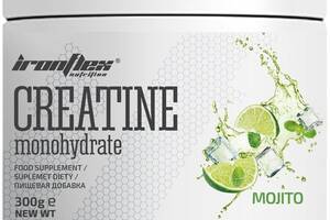 Креатин моногидрат IronFlex Creatine Monohydrate 300 g /120 servings/ Mojito