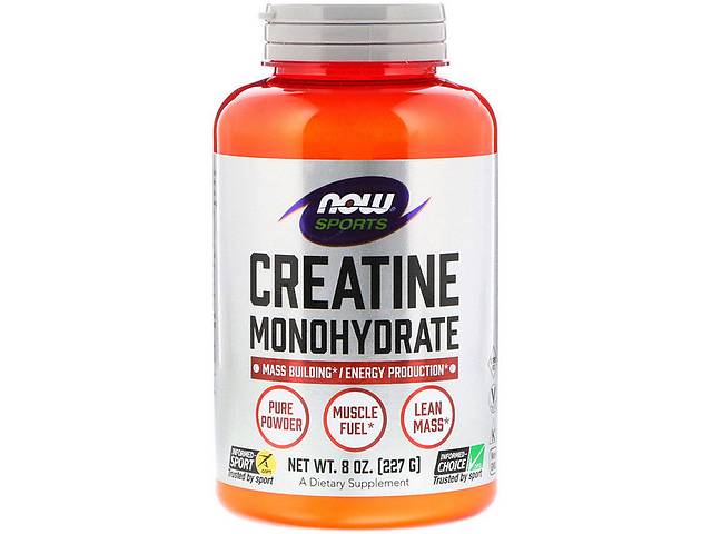 Креатин моногидрат NOW Foods Creatine Monohydrate 227 g /45 servings/ Unflavored