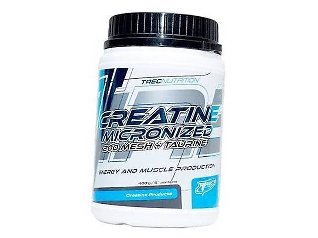 Креатин Моногидрат с Таурином Creatine Micronized 200 mesh+Taurine Trec Nutrition 400г (31101005)