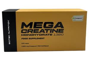 Креатин моногидрат Scitec Nutrition Mega Creatine Monohydrate 1320 120 Caps