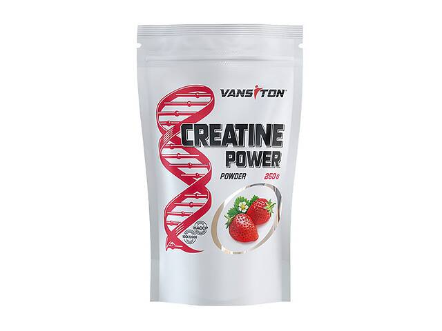 Креатин моногидрат Vansiton Creatine Monohydrate 250 g /50 servings/ Strawberry