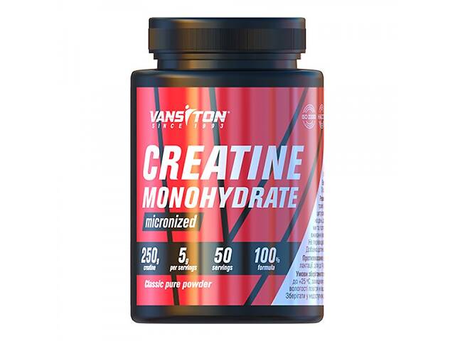 Креатин моногидрат Vansiton Creatine Monohydrate 250 g