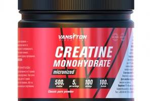 Креатин моногидрат Vansiton Creatine Monohydrate 500 g /100 servings/ Unflavored