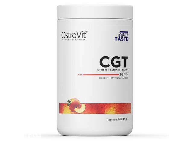 Креатин OstroVit CGT Creatine Glutamine Taurine 600 g Peach