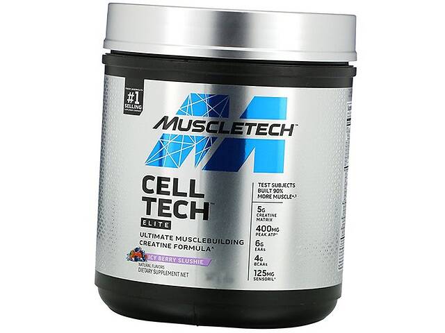 Креатин с Аминокислотами Cell Tech Elite Muscle Tech 591г Ягодное мороженое (31098008)