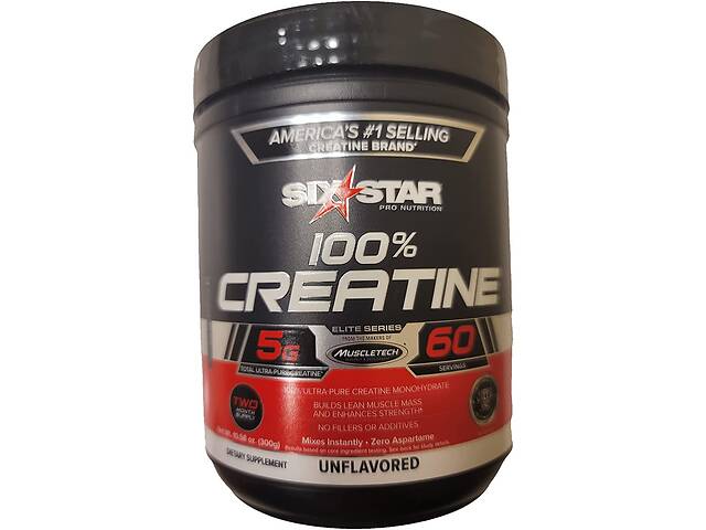 Креатин Six Star 100% Creatine Unflavored 300 g - Креатин в Киеве на ...
