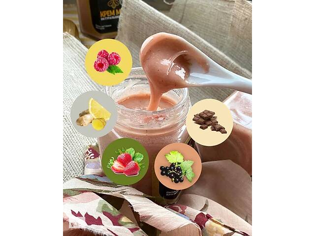 Крем-мед із додаванням ягід та фруктів. - Фото 1