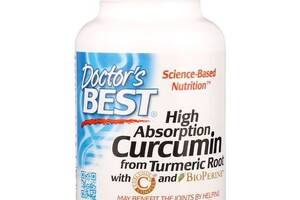 Куркума Doctor's Best Curcumin C3 Complex 500 mg 120 Caps