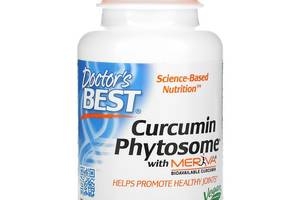Куркума Doctor's Best Curcumins Phytosome Featuring Meriva 500 mg 60 Veg Caps