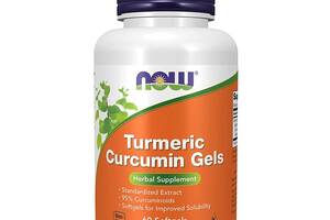 Куркума NOW Foods Turmeric Curcumin Gels 60 Softgels