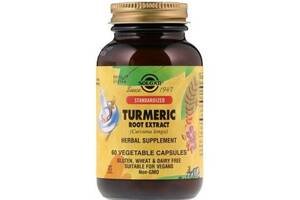 Куркума Solgar Turmeric Root Extract 60 Veg Caps