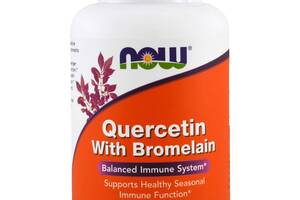 Кверцетин и бромелайн Quercetin Bromelain Now Foods 120 капсул