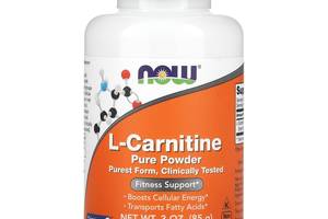 L-Carnitine Now Foods чистый порошок 85 г