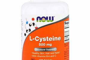 L-Cysteine Now Foods 500 мг 100 таблеток