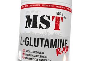 L-Глютамин L-Glutamine Raw MST 500г Без вкуса (32288005)