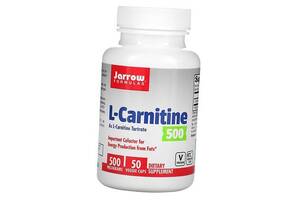 Л Карнитин Тартрат в капсулах L-Carnitine 500 Jarrow Formulas 50вегкапс (02345006)