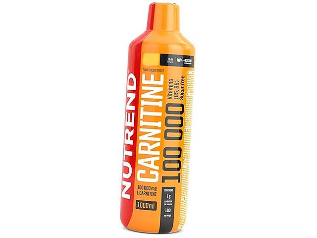 Л Карнитин Жидкий Carnitine 100000 Nutrend 1000мл Апельсин (02119001)