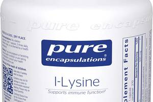 L-лизин l-Lysine Pure Encapsulations поддержка иммунитета и здоровья десен 270 капсул