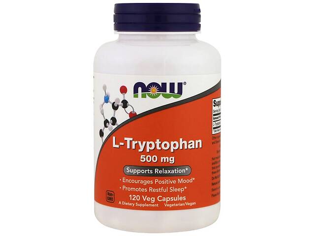 L-триптофан Now Foods 500 мг 120 растительных капсул