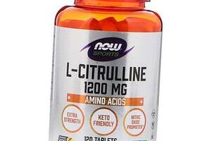 L-Цитруллин дополнительная сила L-Citrulline 1200 Now Foods 120таб (27128019)