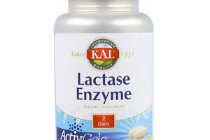 Лактаза Lactase Enzyme KAL 250 мг 60 гелевых капсул