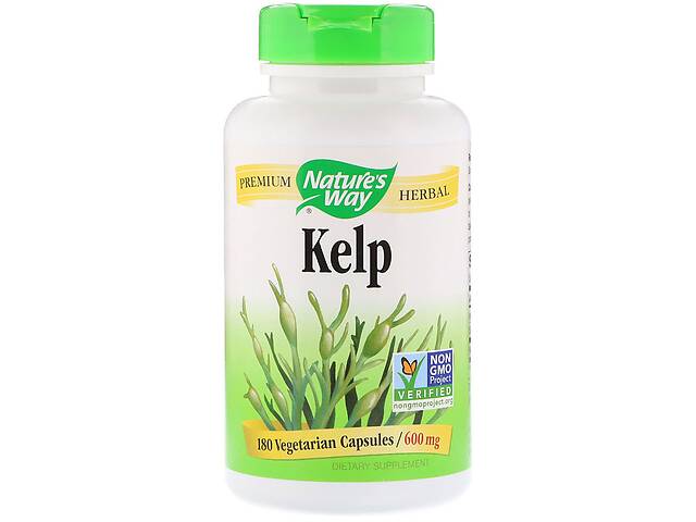 Ламинария Nature's Way Kelp 600 мг 180 капсул (NWY14508)