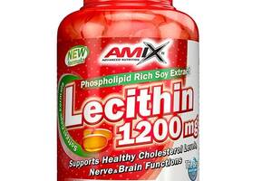 Лецитин для спорта Amix Nutrition Lecithin 1200 mg 100 Softgels