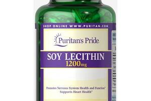 Лецитин Puritan's Pride Soy Lecithin 1200 mg 100 Softgels