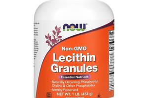 Лецитин в гранулах Lecithin Now Foods без ГМО 454 г