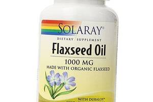 Льняное Масло, Flaxseed Oil, Solaray 100 (67411001)