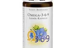 Льняное масло Sanct Bernhard Omega-3-6-9 flax oil 500 mg 180 Caps