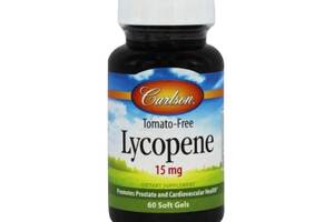 Ликопин Carlson Labs Lycopene 15 mg 60 Soft Gels CAR-08716