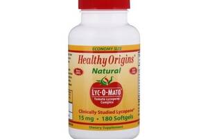 Ликопин Healthy Origins Lyc-O-Mato Tomato Lycopene 15 mg 180 Softgels