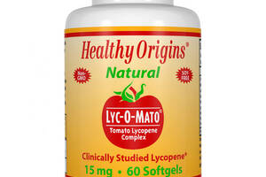 Ликопин Healthy Origins Lyc-O-Mato Tomato Lycopene 15 mg 60 Softgels