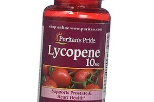 Ликопин Lycopene 10 Puritan's Pride 100гелкапс (70367008)