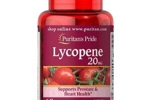 Ликопин Puritan's Pride Lycopene 20 mg 60 Softgels
