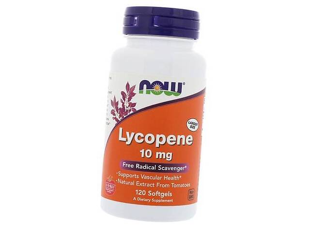 Ликопин из Натурального экстракта томата Lycopene 10 Now Foods 120гелкапс (70128014)