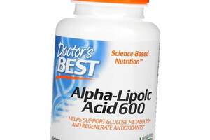 Ліпоєва кислота Alpha-Lipoic Acid 600 Doctor's Best 60вегкапс (70327005)