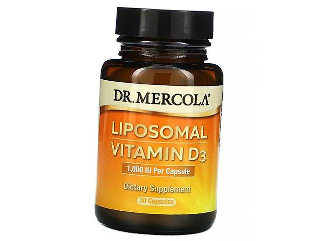 Липосомальный Витамин Д Liposomal Vitamin D 1000 Dr. Mercola 30капс (36387026)