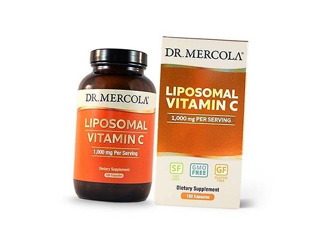 Липосомальный Витамин С Liposomal Vitamin C Dr. Mercola 180капс (36387008)