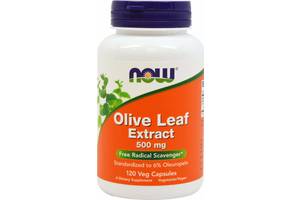 Листья оливы Olive Leaf Now Foods экстракт 500 мг 120 кап.